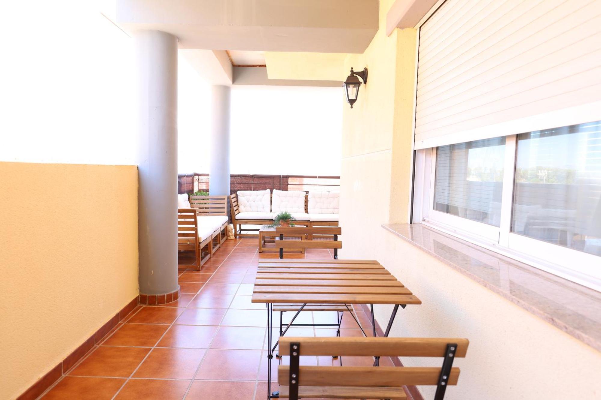 Enorme Terraza Con Vistas Al Mar By Hometels Apartamento Sagunto
