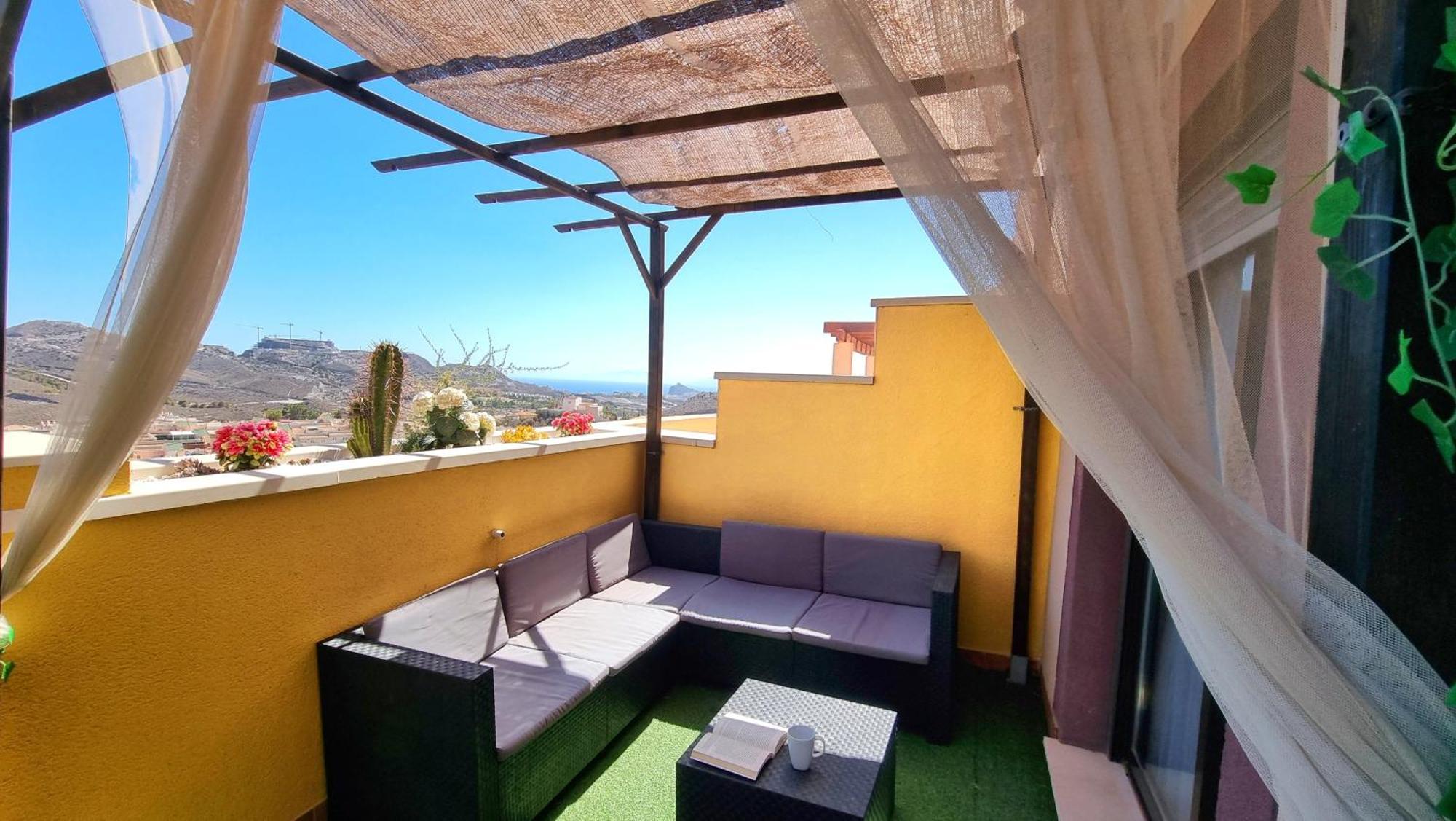 Bonito Con Terraza, Piscina Y Vistas - By Aloha Palma Apartamento Águilas
