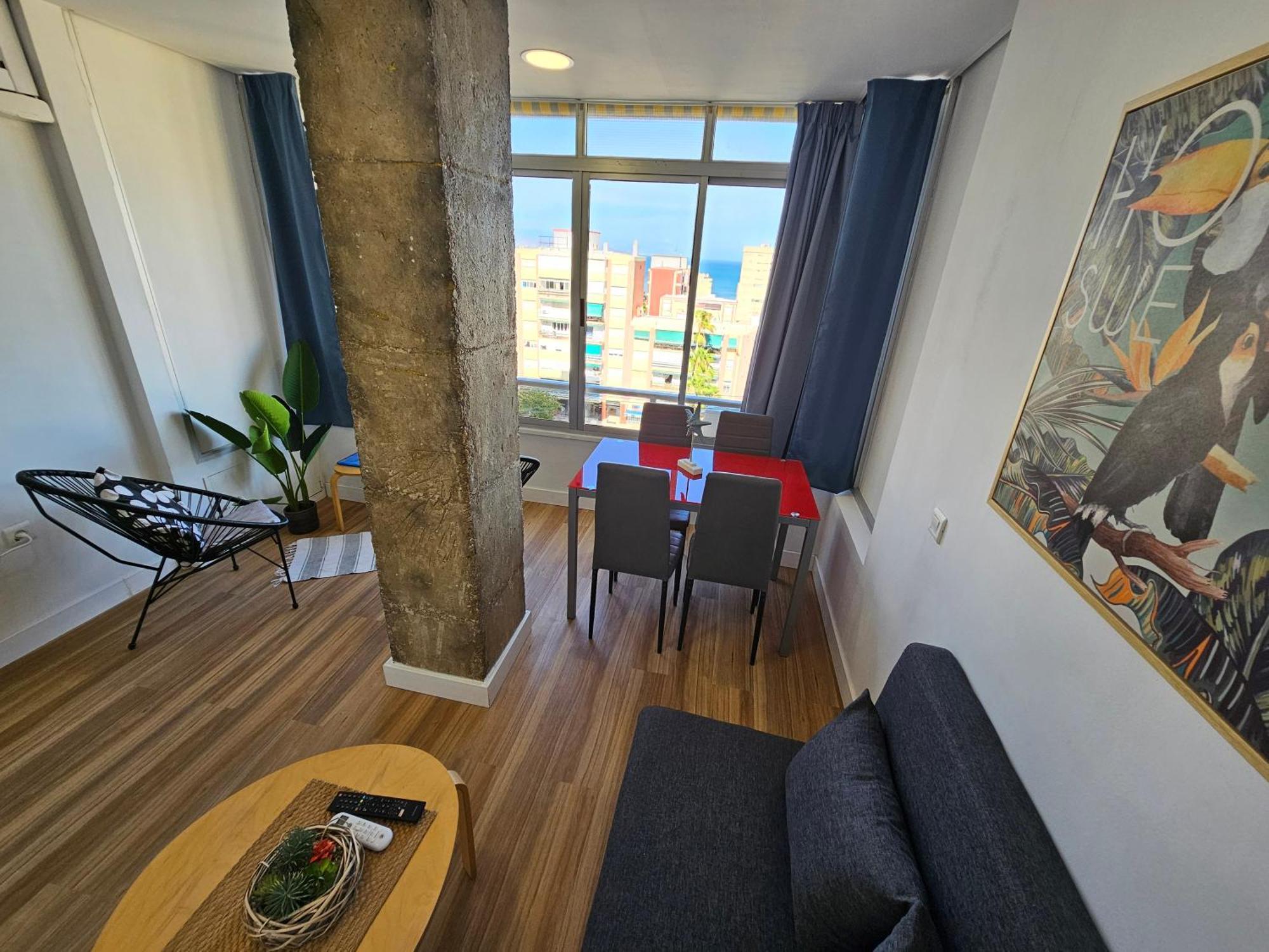 Bonito, Luminoso Y Centrico Con Piscina Y Vistas Al Mar Apartamento *