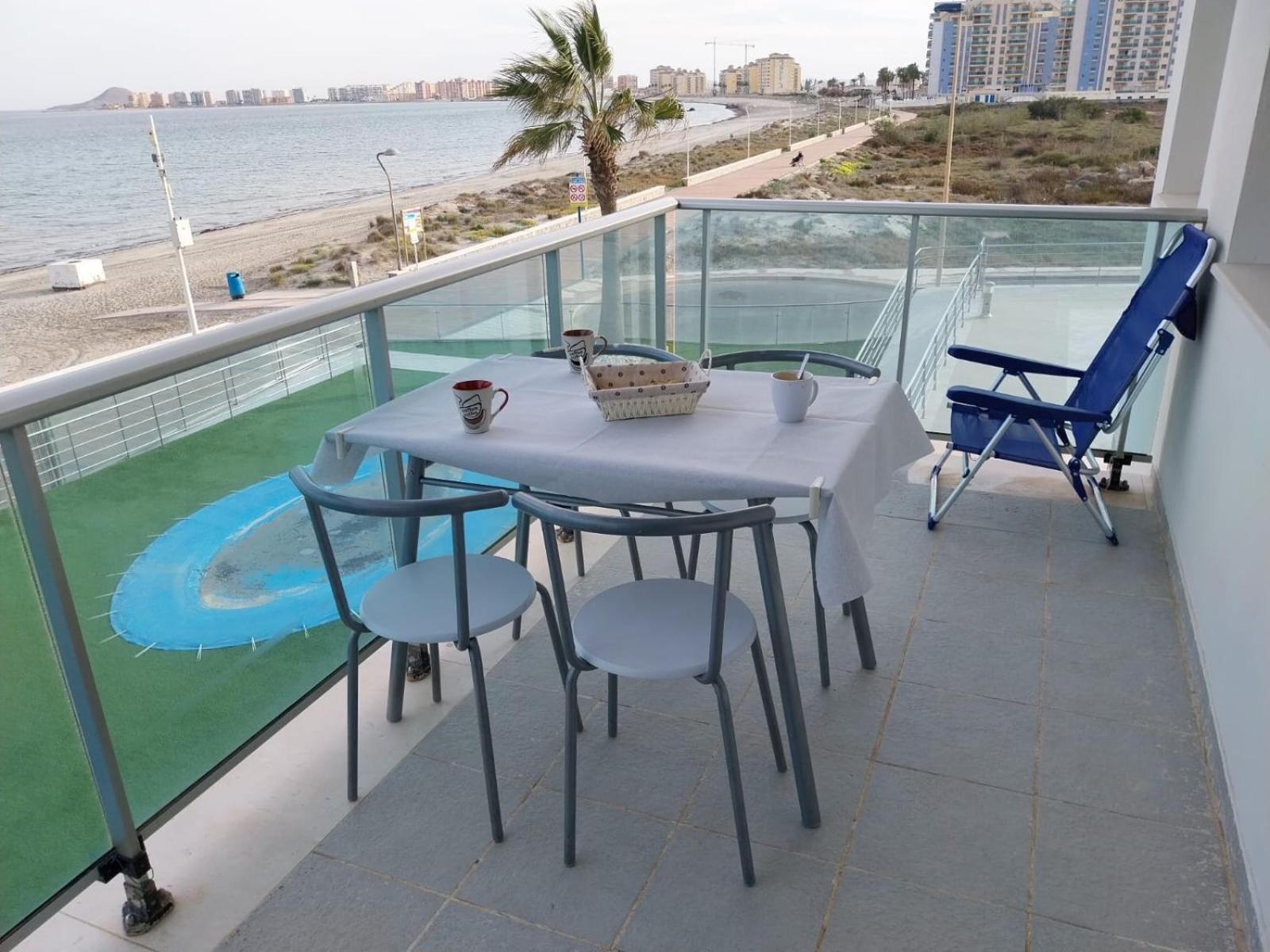 Apartment La Manga Mar Menor - Urb Mar Azul, 2 ,primer Piso 1b *
