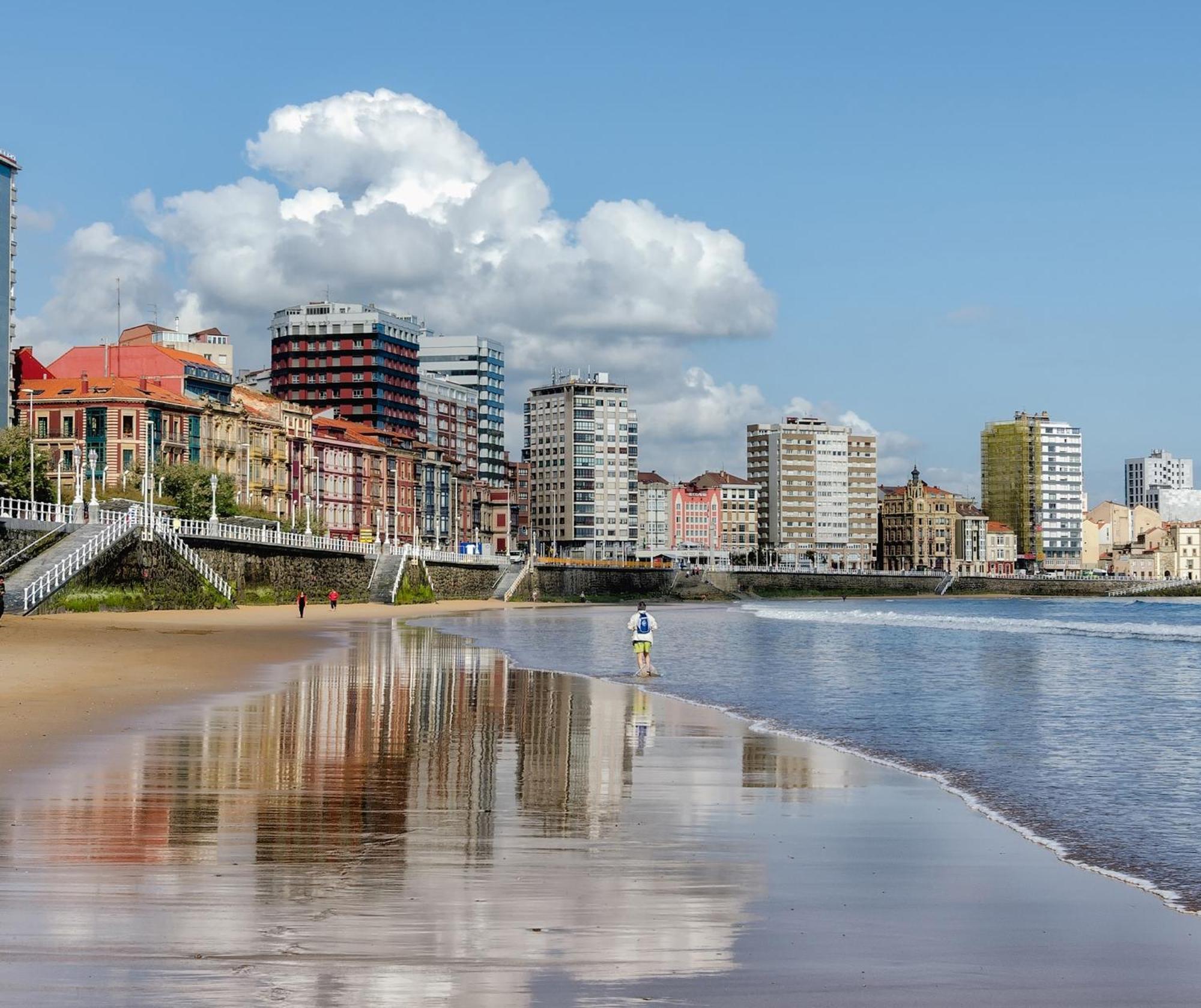 Azulverde De Mar - En 1ª Linea Playa San Lorenzo - Vut-4525-as Apartamento *
