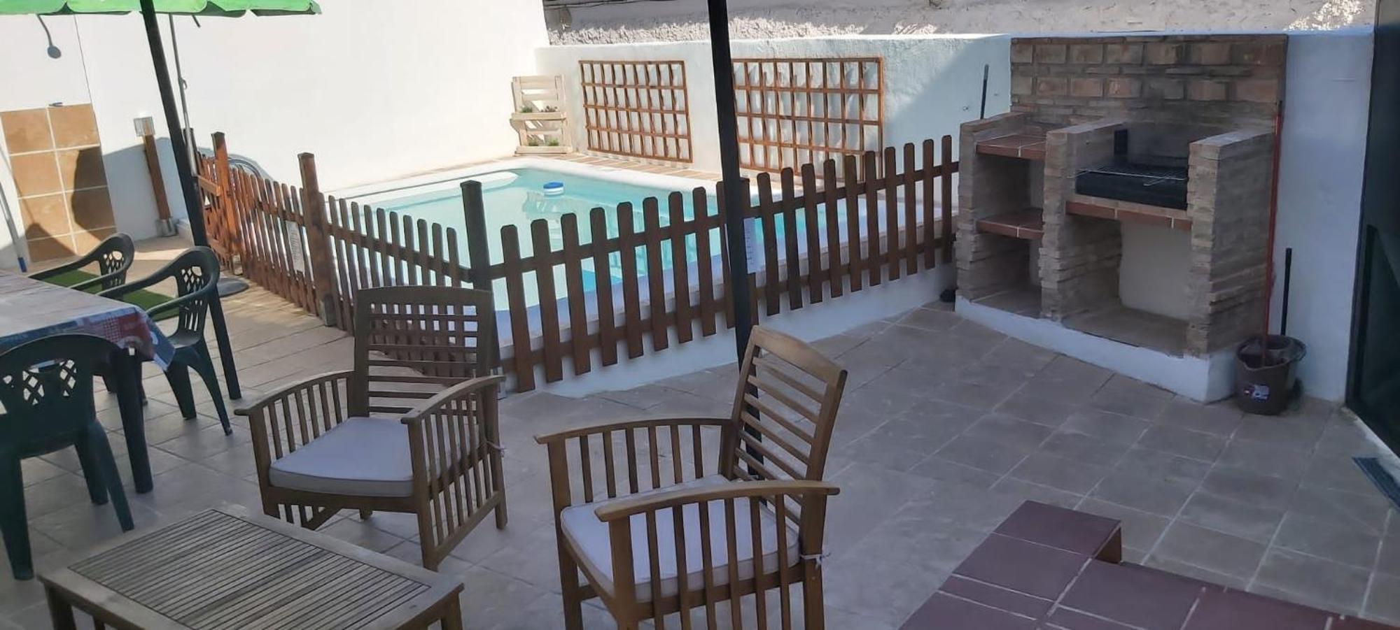 Сasa de vacaciones En Granada Con Chimenea, Piscina Privada Y Barbacoa 