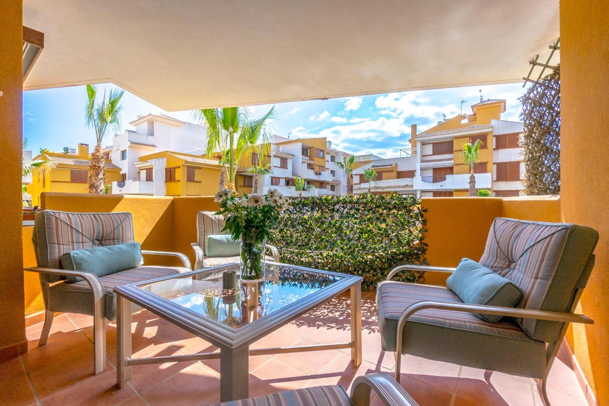 Punta Prima - Sun & & Golf & Bike - Spanish South-facing Terrace - La Recoleta - By The Sea Apartment Torrevieja