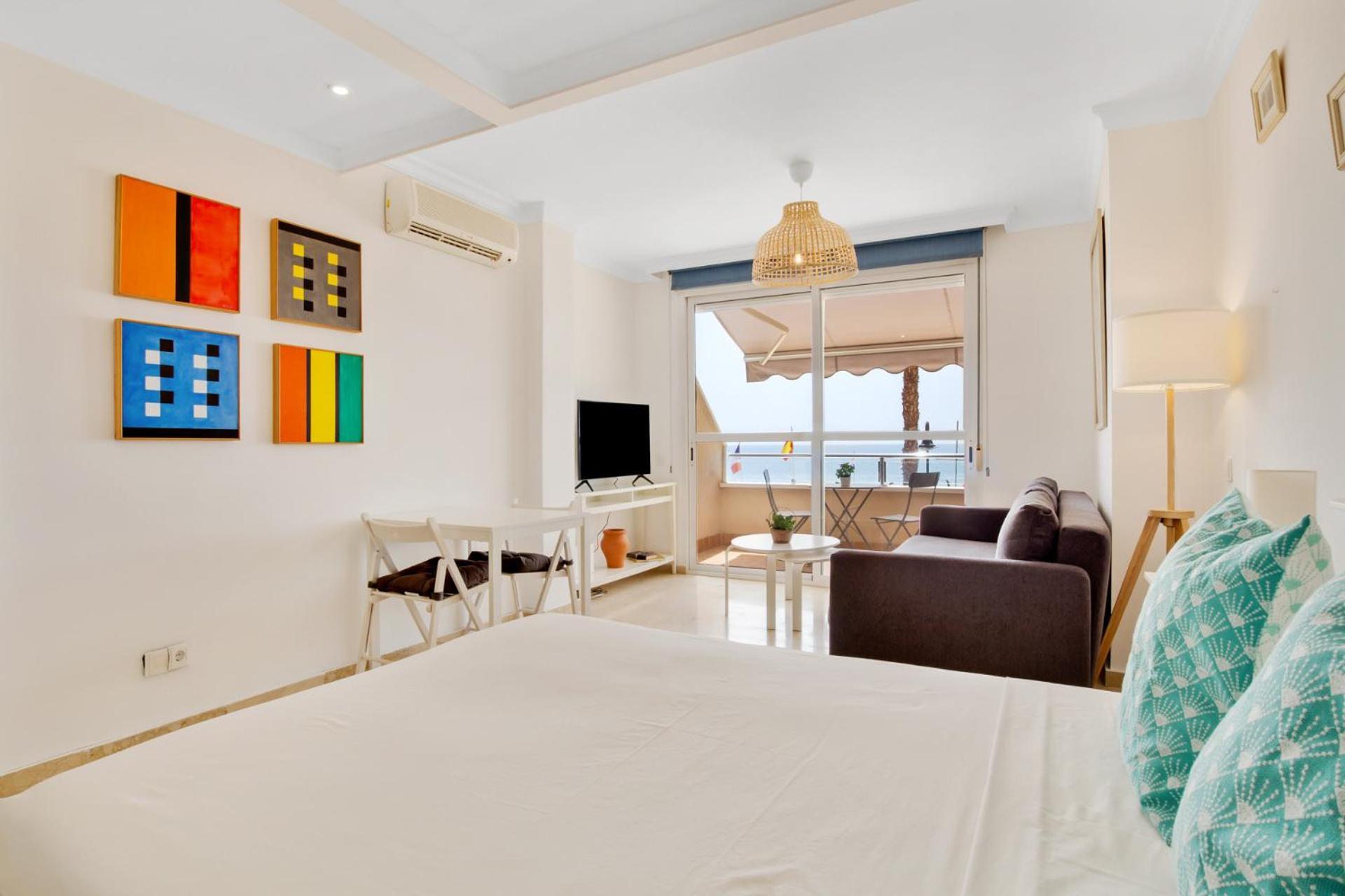 Primera Linea De Playa, Aparcamiento Y Wifi Gratis Apartamento