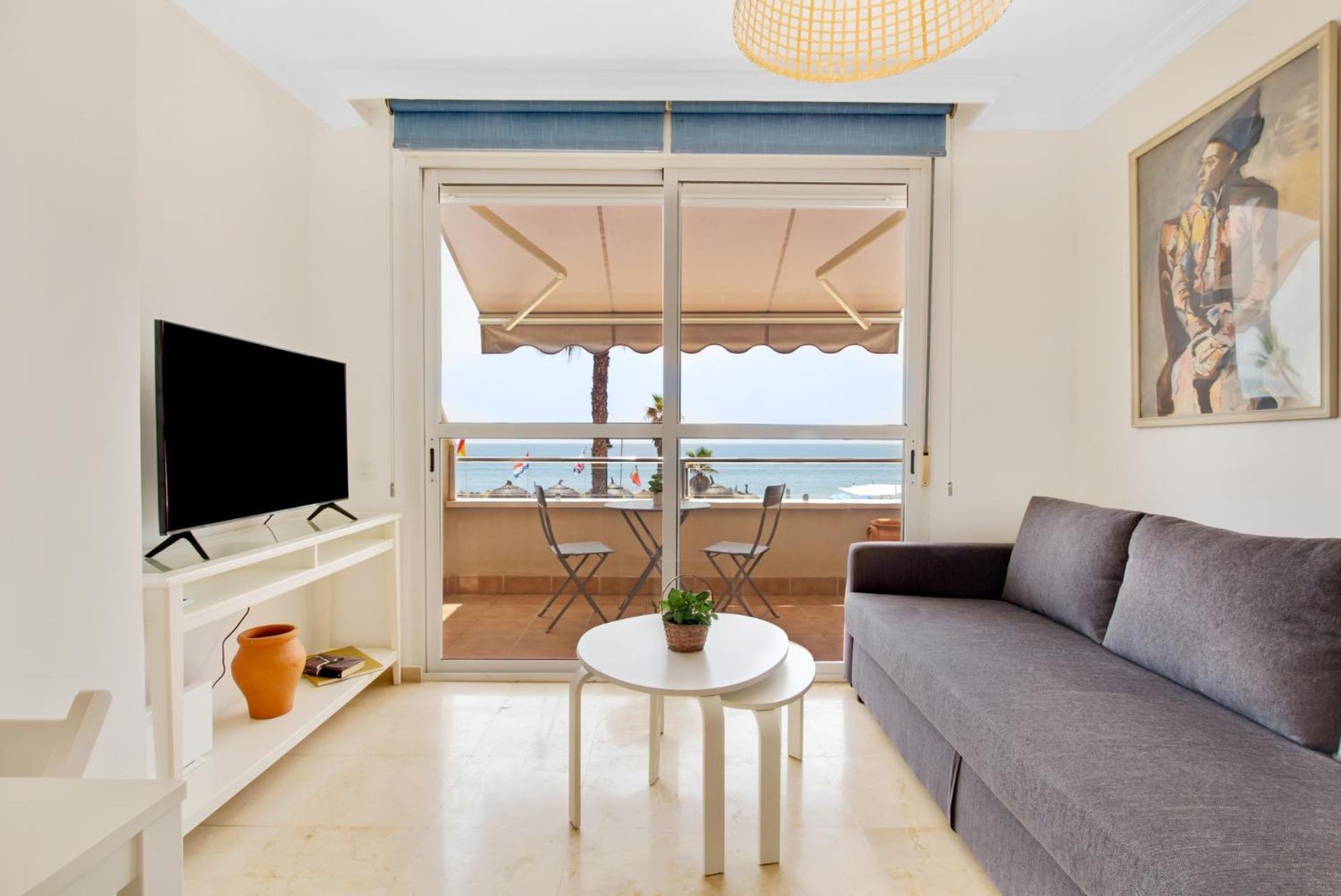Primera Linea De Playa, Aparcamiento Y Wifi Gratis Apartamento