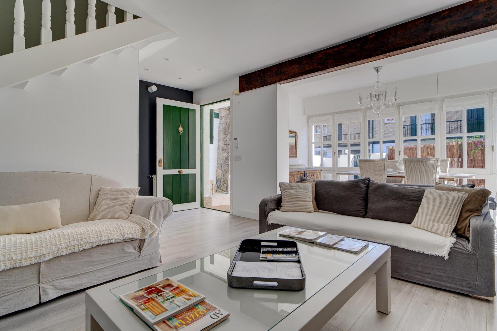 Familiar Con Jardin En Hondarribia, Terraza, Centrico, 4hb Сasa de vacaciones Hondarribia