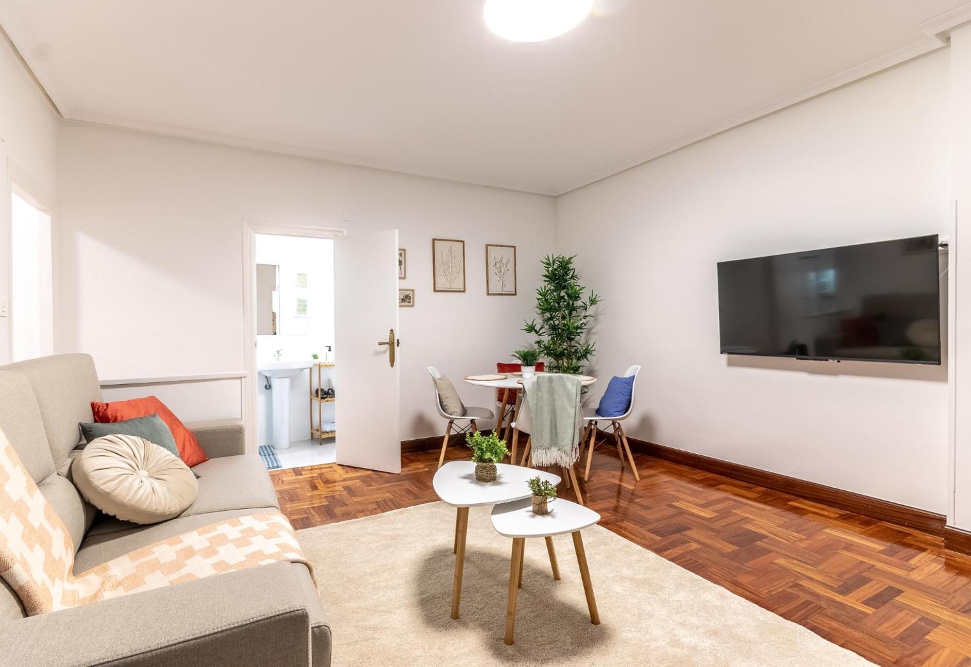 Apartment 1 Parada Al Casco Viejo, 1 Min En Metro - Santutxu *