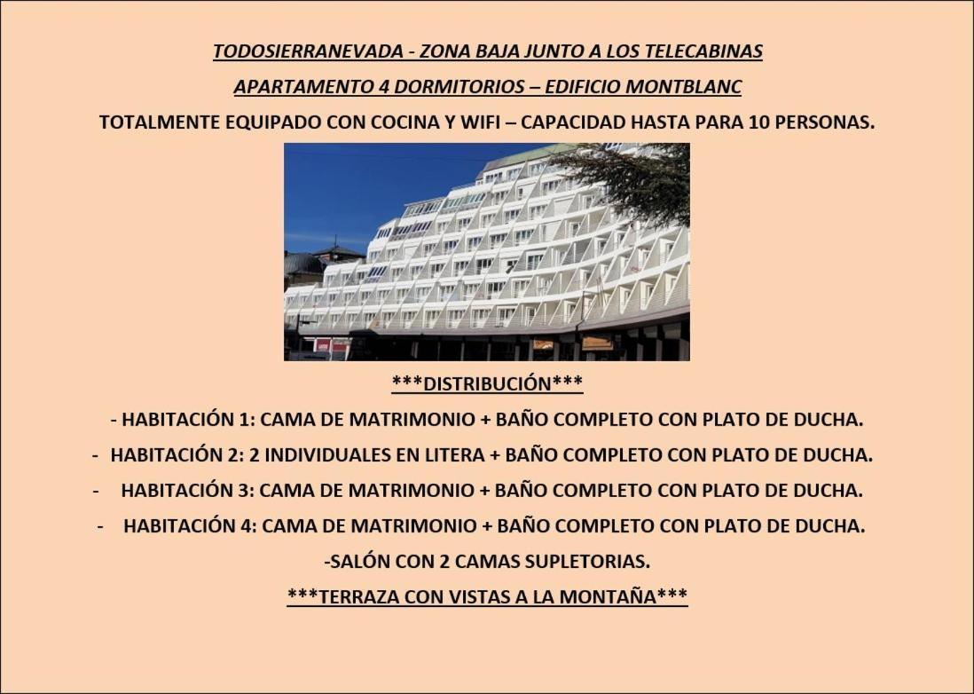 Todosierranevada Zona Baja - De 4 - Junto A Telecabinas * Sierra Nevada