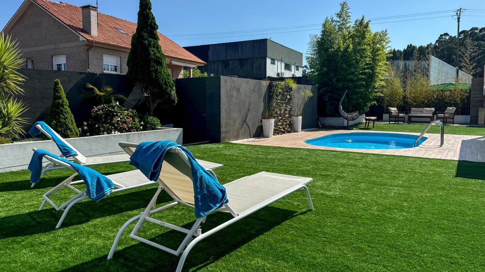 Apartamento Con Piscina A Pie De Playa O Grove