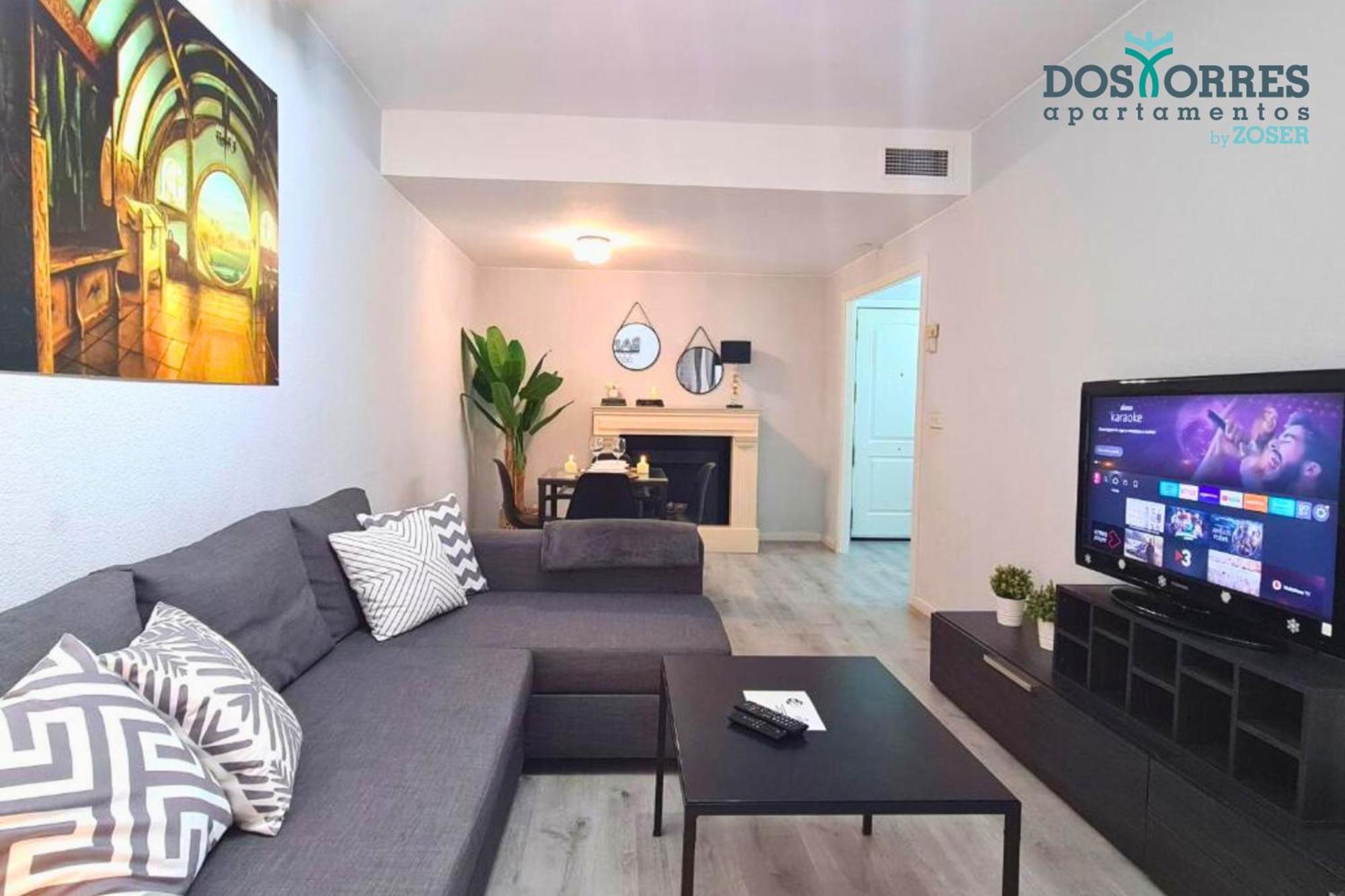 Apartamento Dos Torres Bárbol - Oasis Céntrico Con Jacuzzi En La Habitación Y Garaje Privado