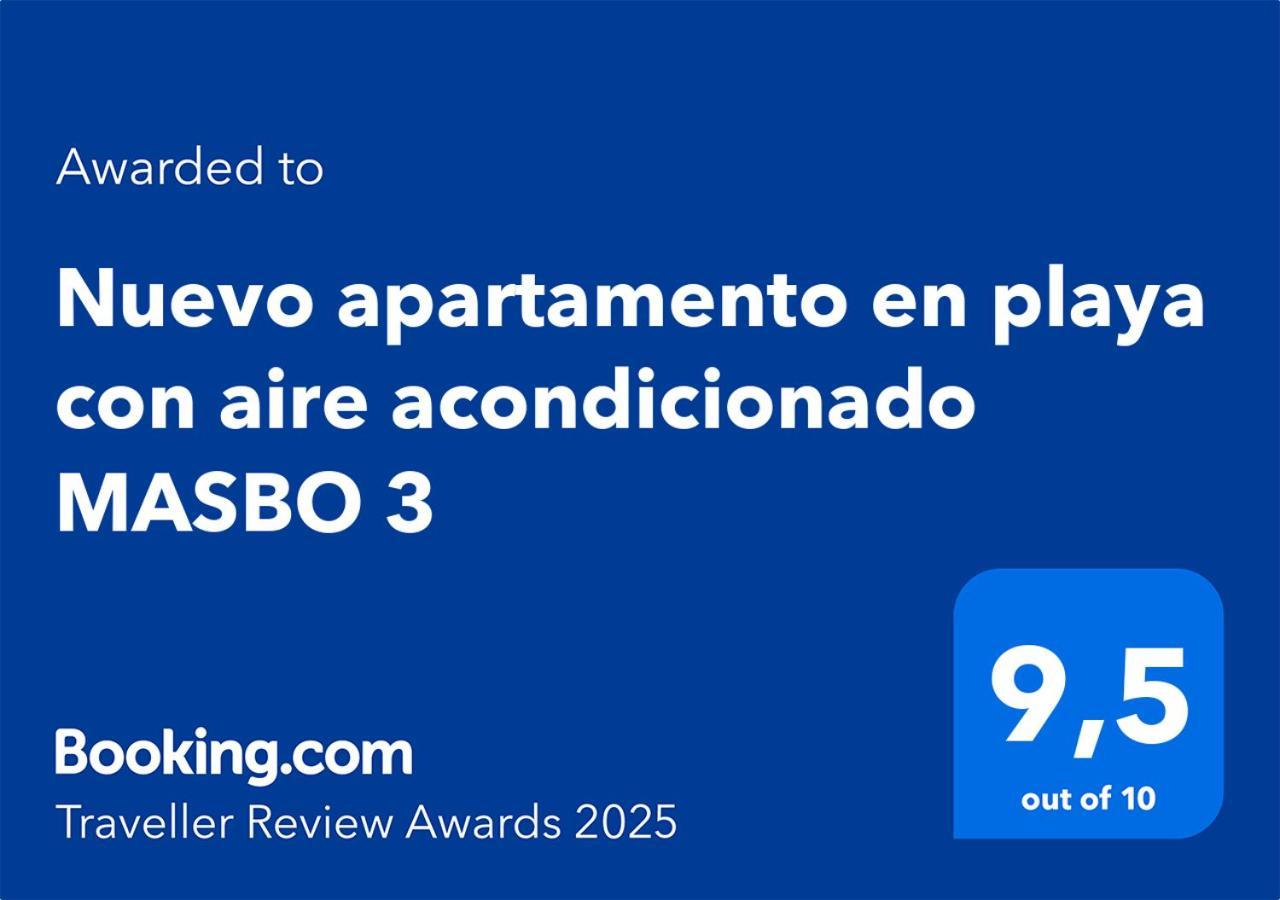 Estupendo Y Nuevo En Playa Con Aire Acondicionado Y Wifi - Masbo 3 Apartamento