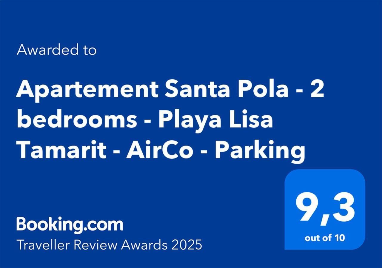 - 2 Bedrooms - Playa Lisa Tamarit - Airco - Parking Apartamento