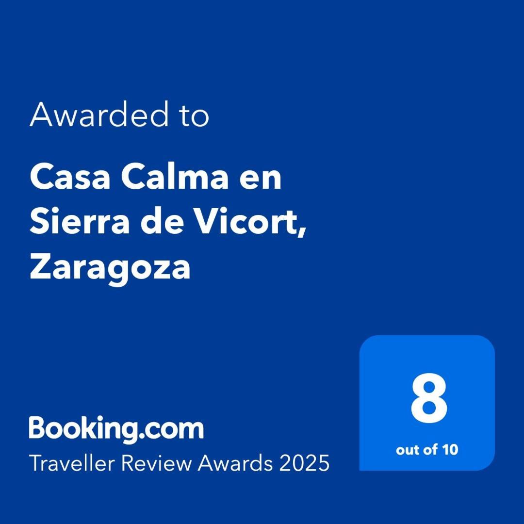 Casa Calma En Sierra De Vicor, Zaragoza Сasa de vacaciones *