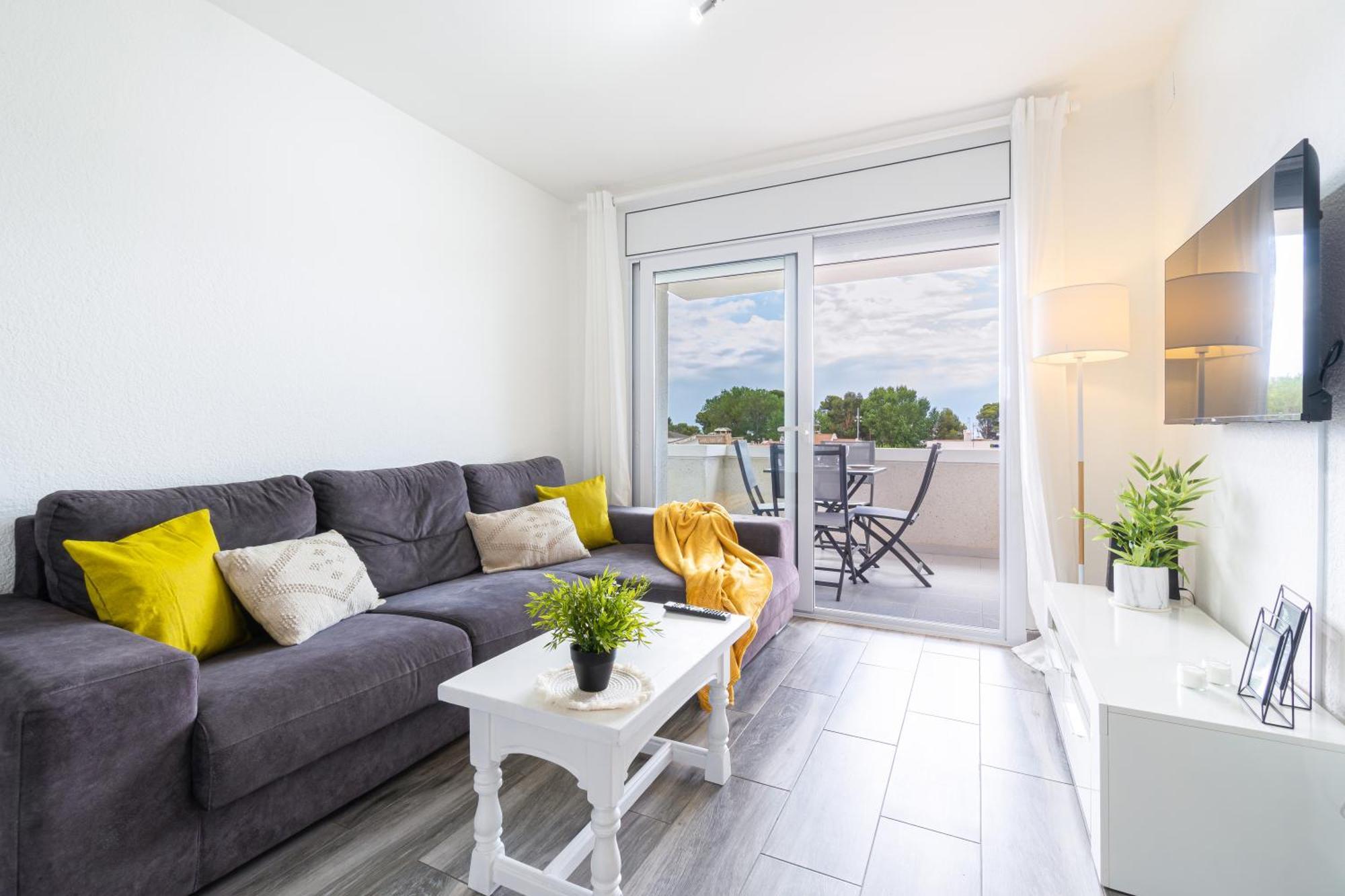 Apartamento Penthouse - Sea Views & 5min To - Fast Wifi - Ac Creixell