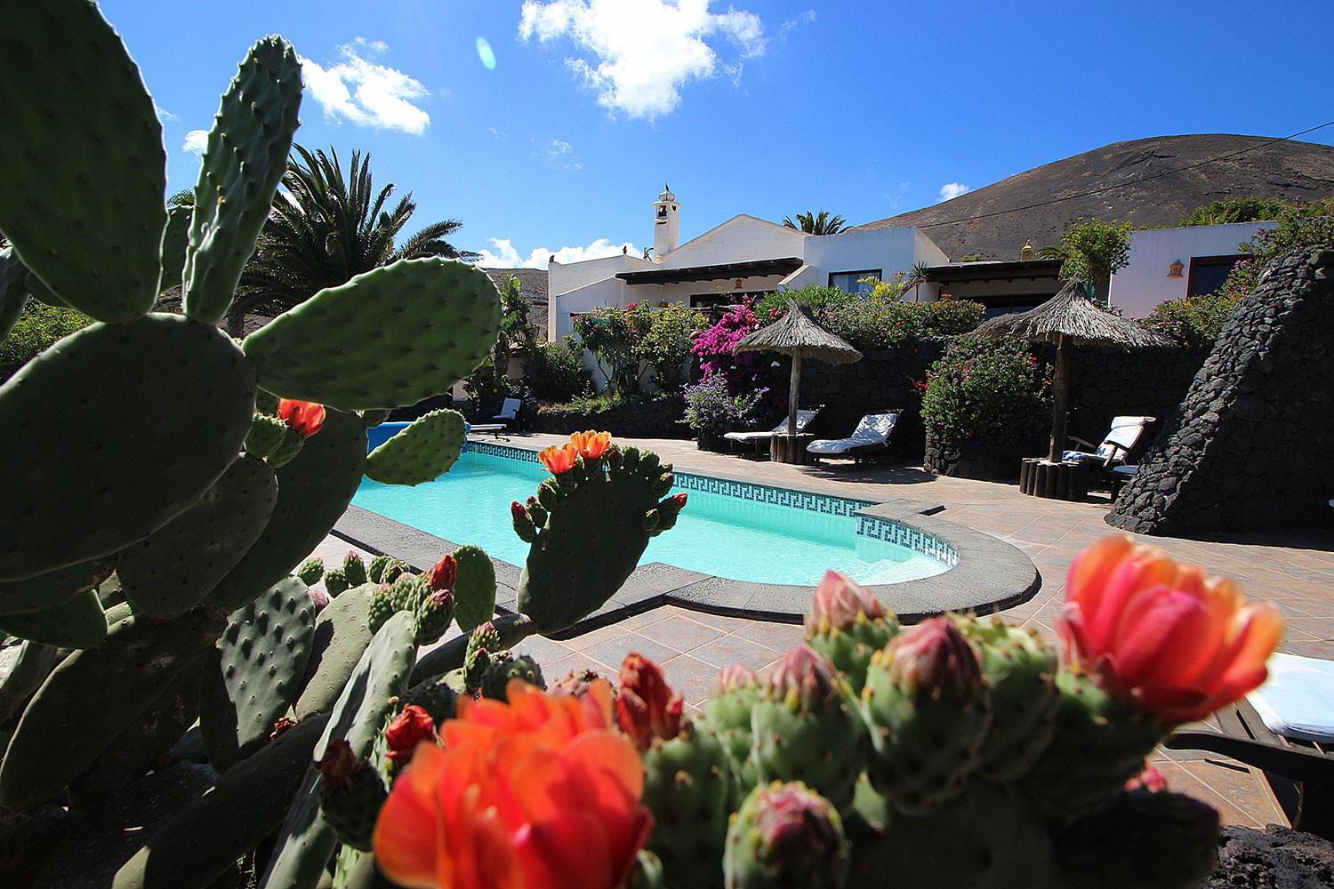 Roco 3 - Grosser Pool, Sauna, Meerblick, Entspannung Fuer 2 Personen La Asomada (Lanzarote)