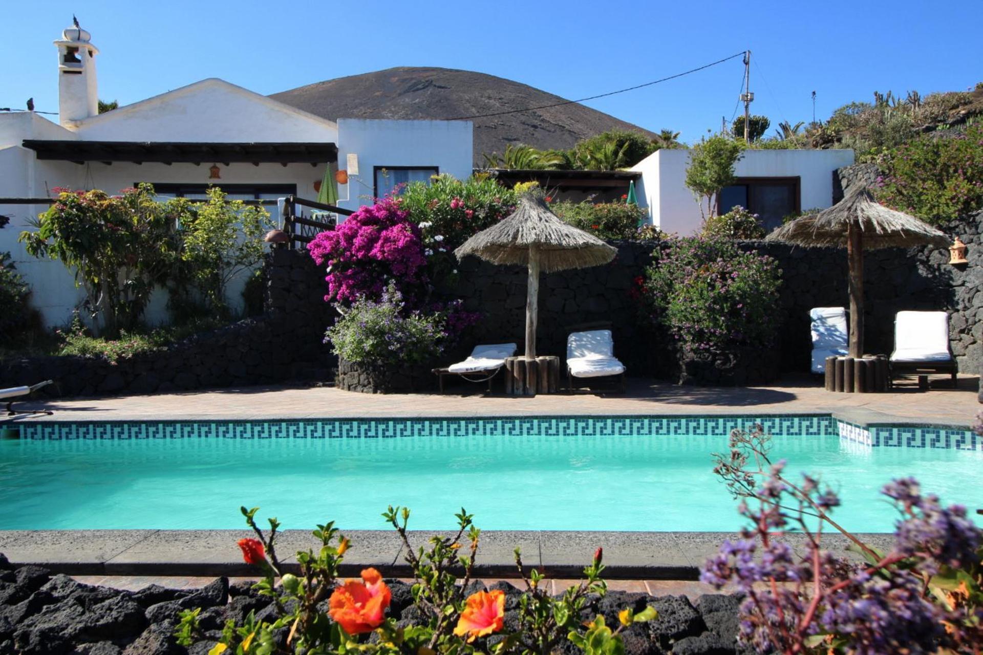 Roco 3 - Grosser Pool, Sauna, Meerblick, Entspannung Fuer 2 Personen * La Asomada (Lanzarote)