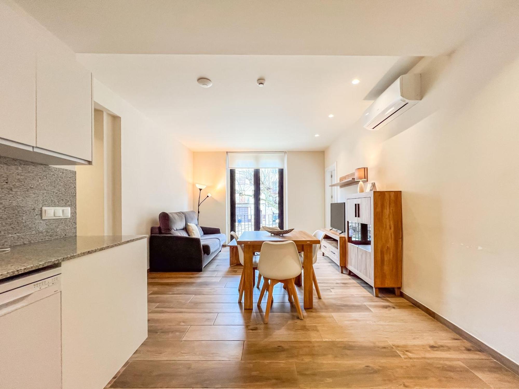 Apartamento 11 Moderno Con Ac En La Plaza Besalú