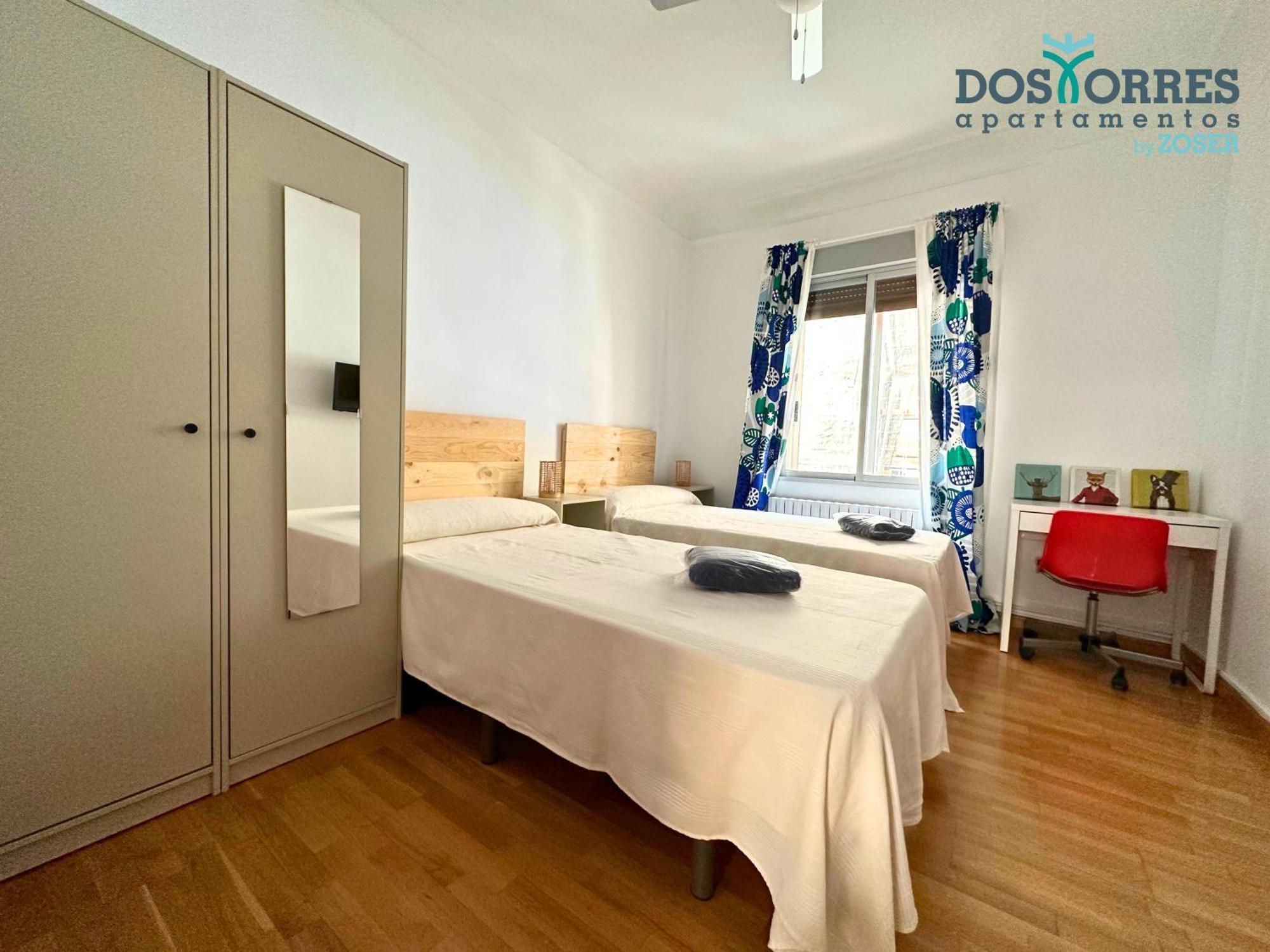 Apartamento Dos Torres Saruman - Espacioso Con 7 Camas Individuales Zaragoza