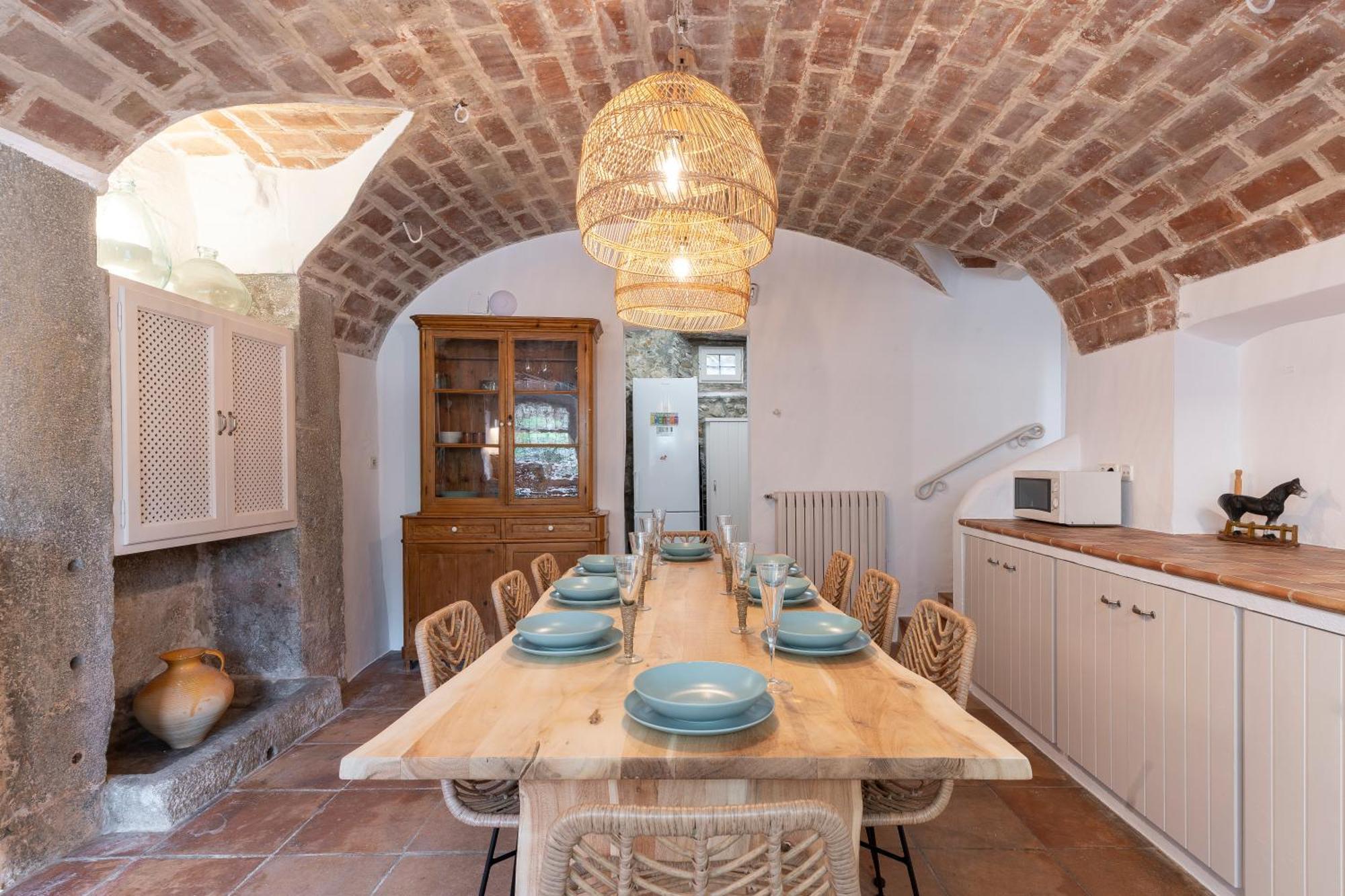 Casa El Moli De Burjats Con Piscina Y Chimenea * Mont-ras (Montrás)