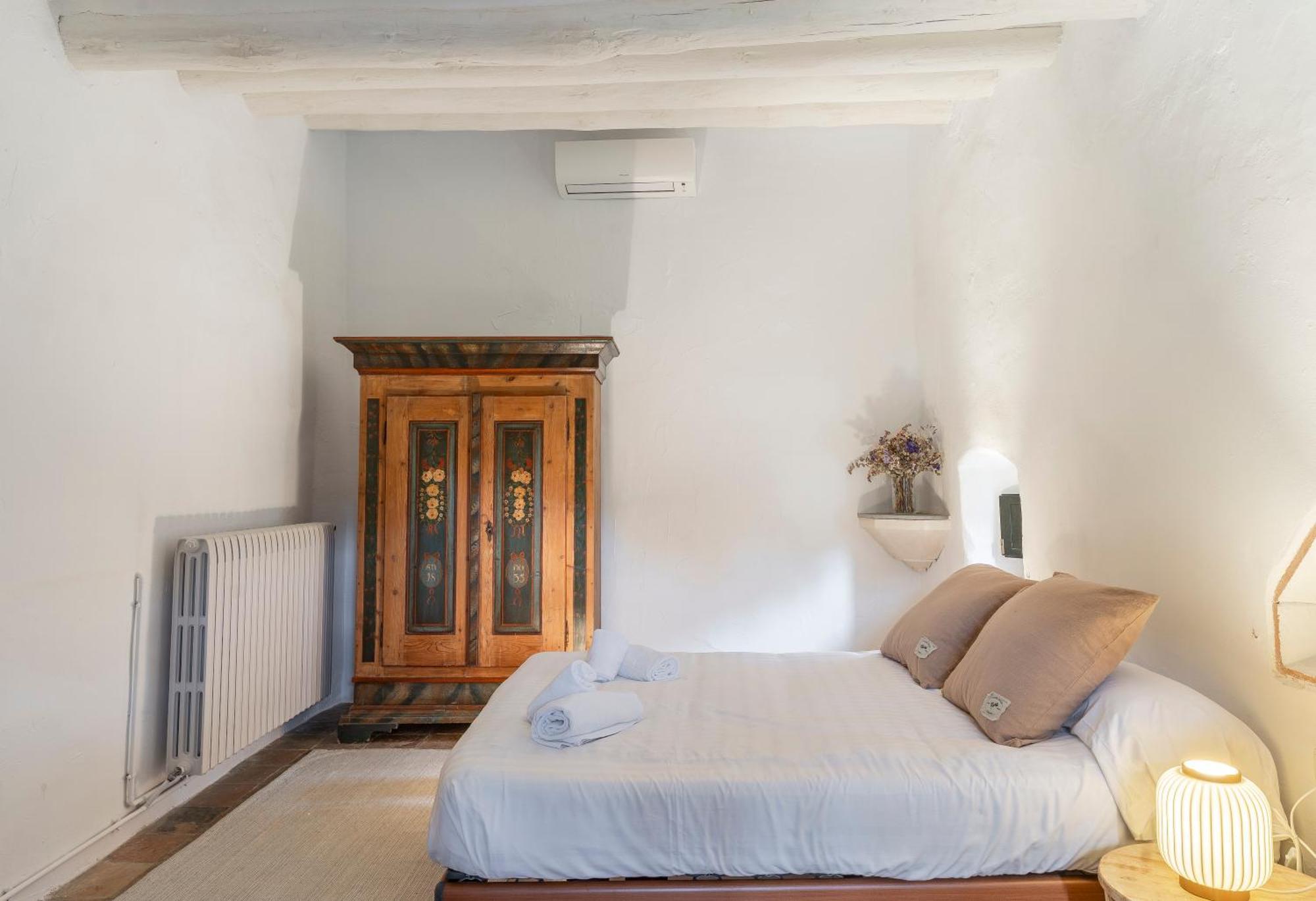 Casa El Moli De Burjats Con Piscina Y Chimenea