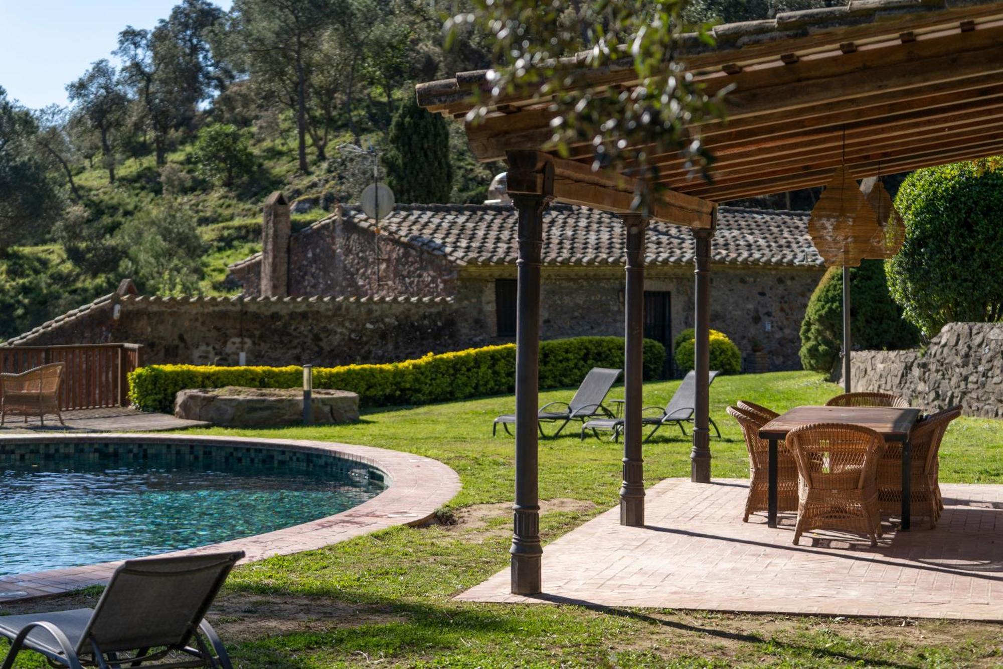 Casa El Moli De Burjats Con Piscina Y Chimenea * Mont-ras (Montrás)