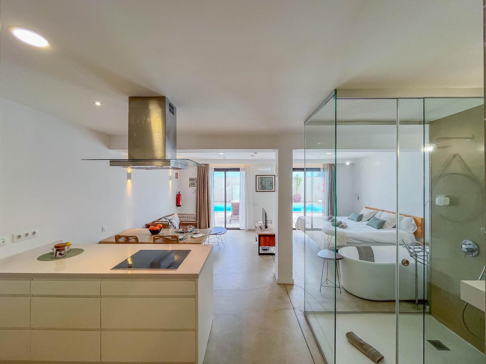 Edem piscina climatizada Playa del Hombre Apartamento Telde