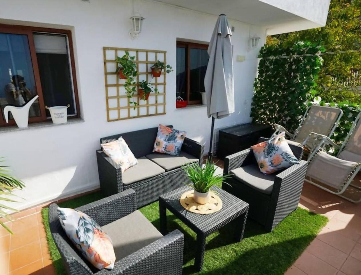 Terraza Centrico Pueblo Aparcamiento Cerca *