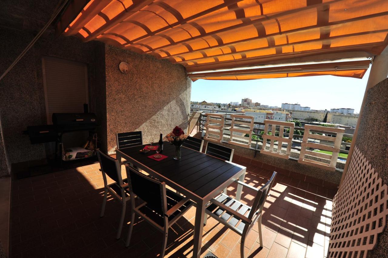 Atico Terrazas Vistas Piscinas Parking 2 Baños * Jerez de la Frontera