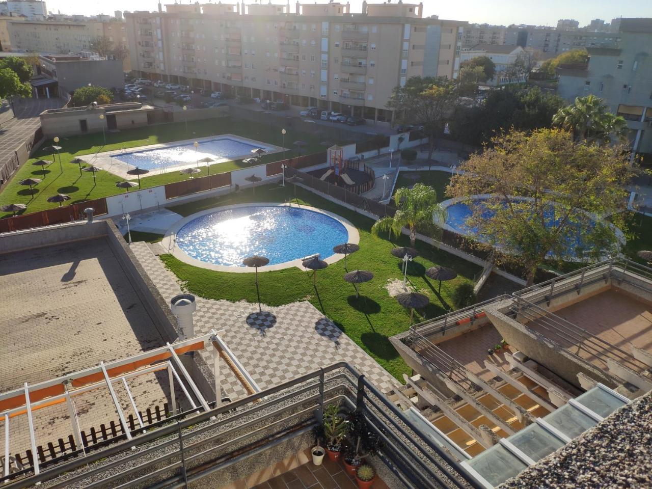 Atico Terrazas Vistas Piscinas Parking 2 Baños Jerez de la Frontera