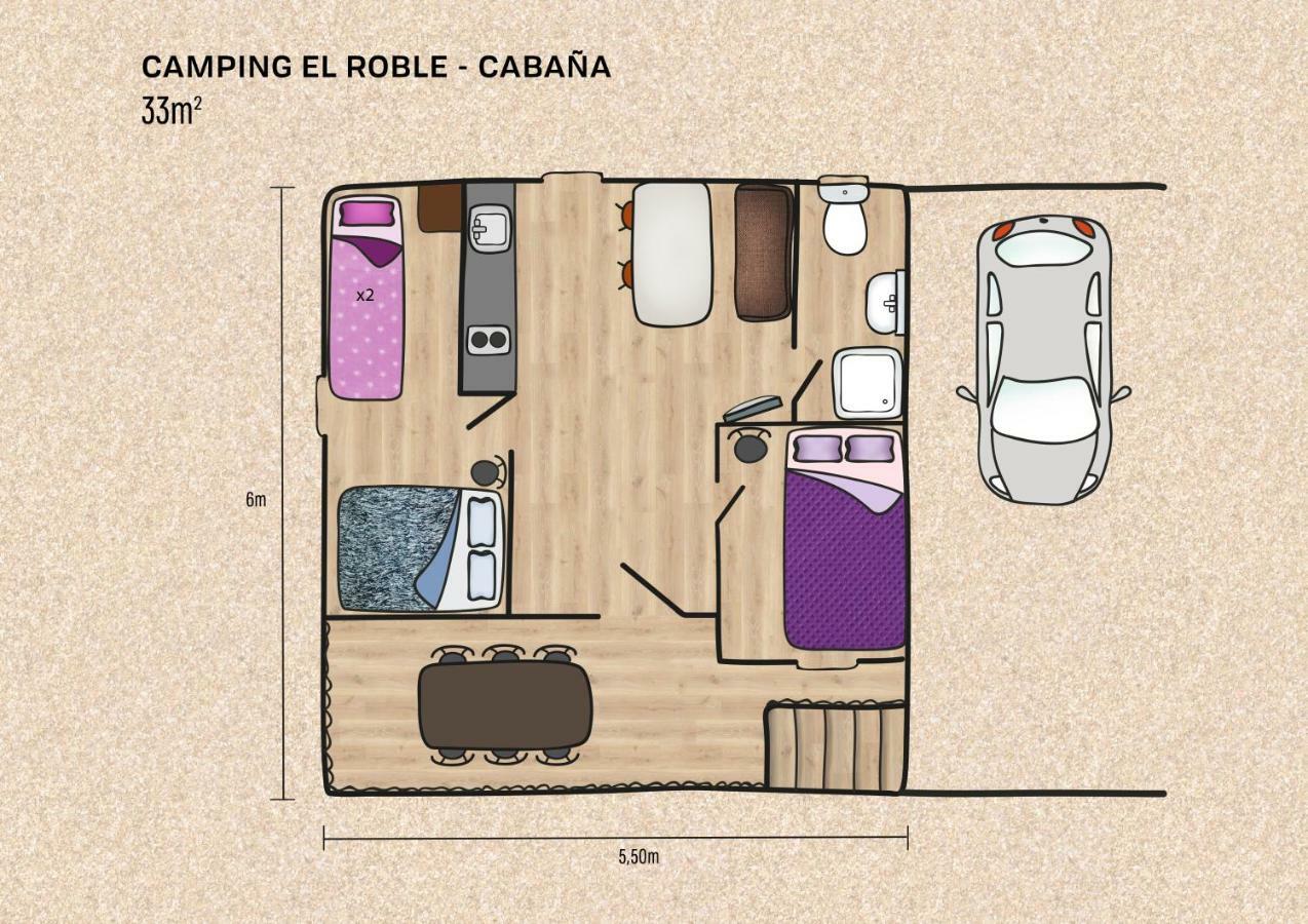 El Roble Campsite Valderrobres
