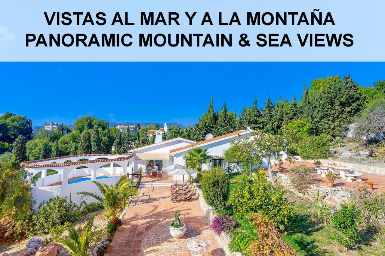 Private Heated Pool, Jacuzzi & 1225m2 Garden In Cipreses Villa Frigiliana