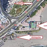Estudio en Benalbeach, vistas mar, primera línea playa