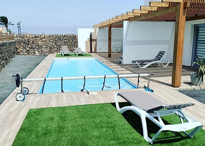 Villa Vista Volcan Lajares With Heated Pool