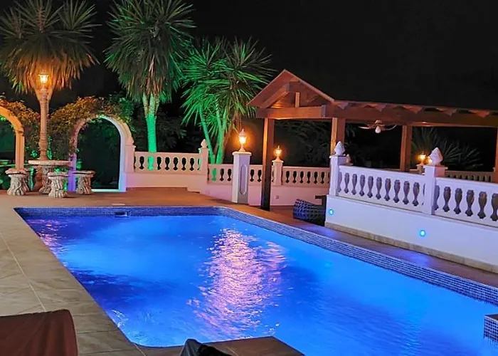 Villa Med Panoramautsikt Med Privat Pool I Calpe, Costa Blanca, Spanien