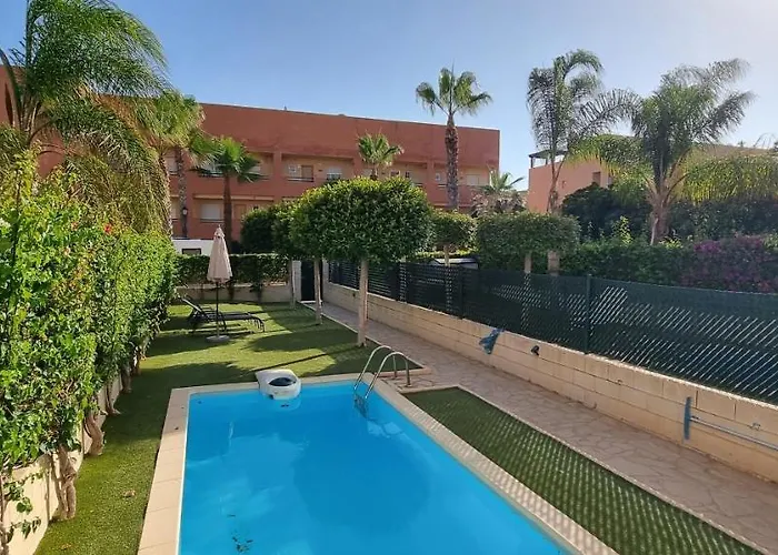 Homes Of Spain, Apartamentos Paraiso Vera Playa, Ed Nuku Hiva, Bajo X Con Piscina Privada Y Jardin Privado A Pie De Playa , Wifi