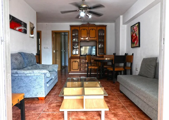 Comfortable Apartment In Cullera With Terrace 60 M² City View