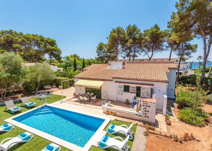 Rustic Garden Minorcan Style Villa With Private Pool And Sea