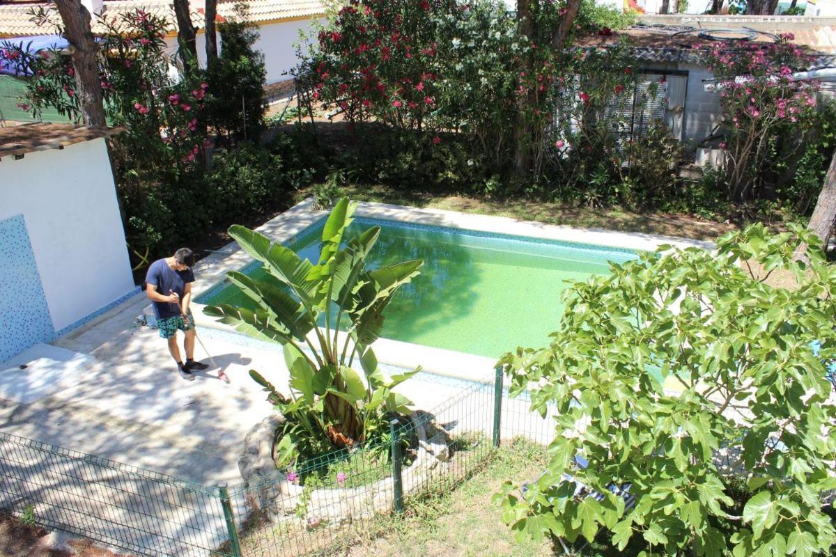 Villa Andaluza En Zona Playa Barrosa Con Piscina Y Barbacoa *