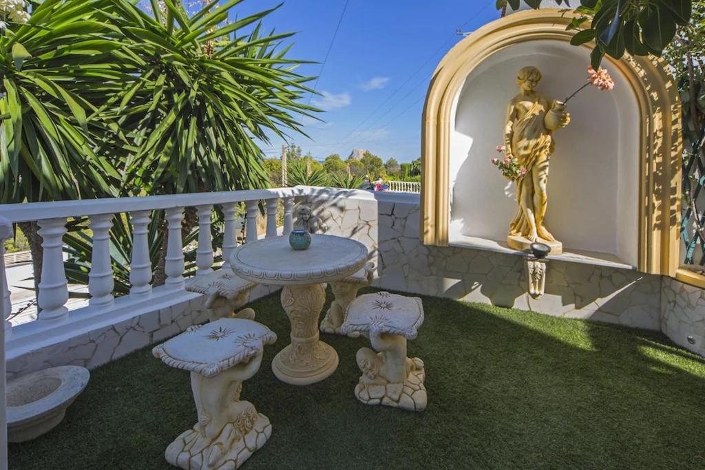 Med Panoramautsikt Med Privat Pool I Calpe, Costa Blanca, Spanien Villa *
