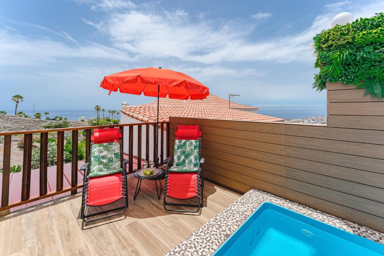 Private Pool Bbq Air Conditioning Stunning Ocean View Costa Adeje (Tenerife)