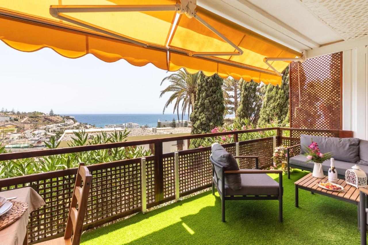 Increible Terraza Con Vistas Al Mar En Apartment San Agustin (Gran Canaria)