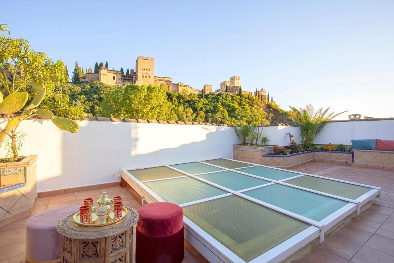 Morayma House Terrace With Views To Alhambra *