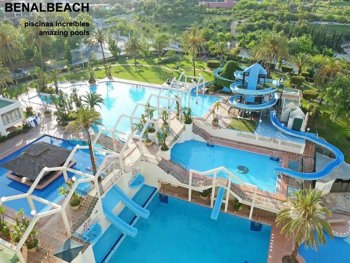 Estudio En Benalbeach, Vistas Mar, Primera Línea Playa *