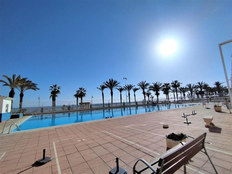 Beachfront With Pool In Urb Pueblo Nuevo And Tennis Algarrobo Costa