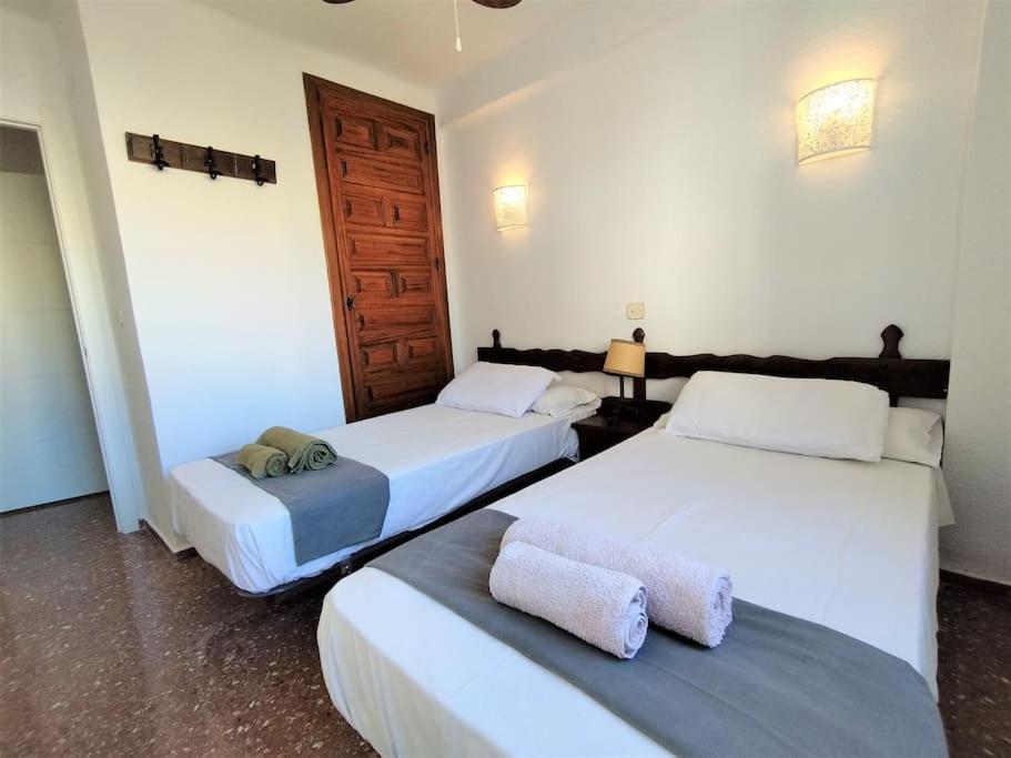 Beachfront With Pool In Urb Pueblo Nuevo And Tennis Algarrobo Costa