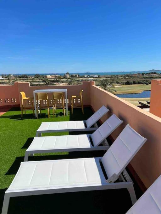 Lujoso Atico Sobre El Golf En Alcazares Apartamento