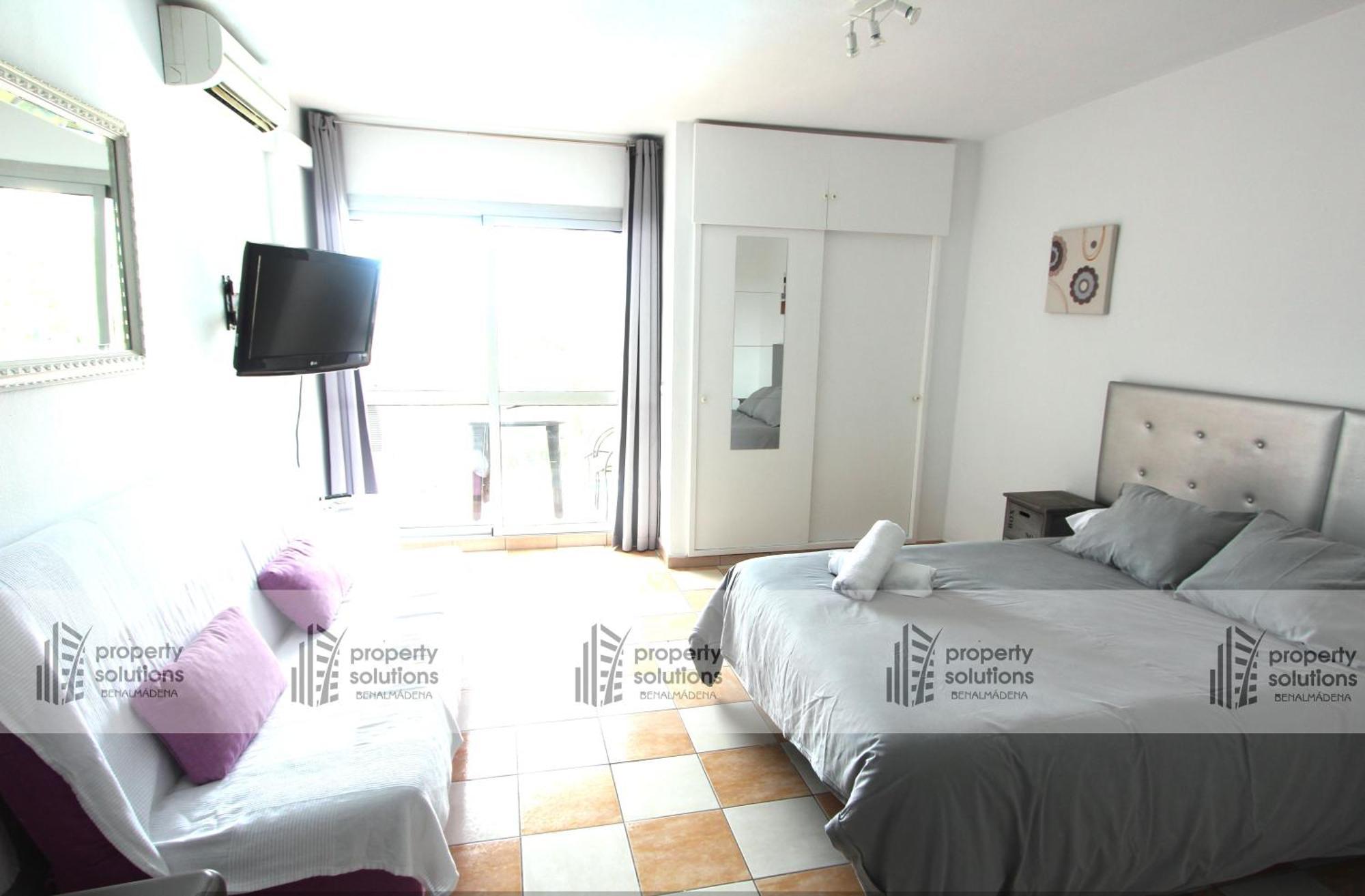 427 Estudio En Júpiter - Vista A La Piscina, El Mar Y Montaña - Excelente Conexión Wifi Benalmádena