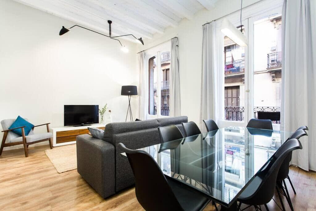 Bright And Modern 4bedroom With Terrace In Ramblas P2 Apartment *