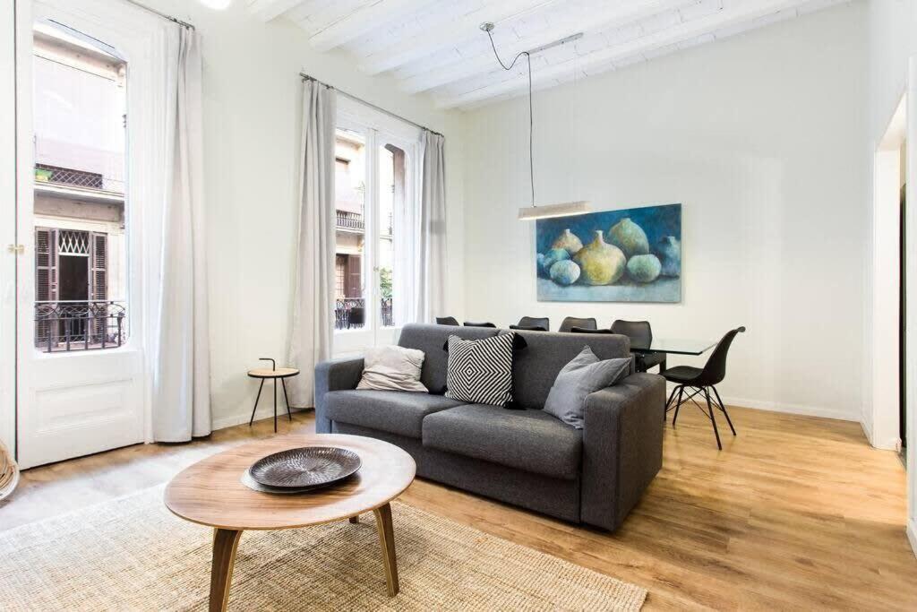 Bright And Modern 4bedroom With Terrace In Ramblas P2 Apartment *