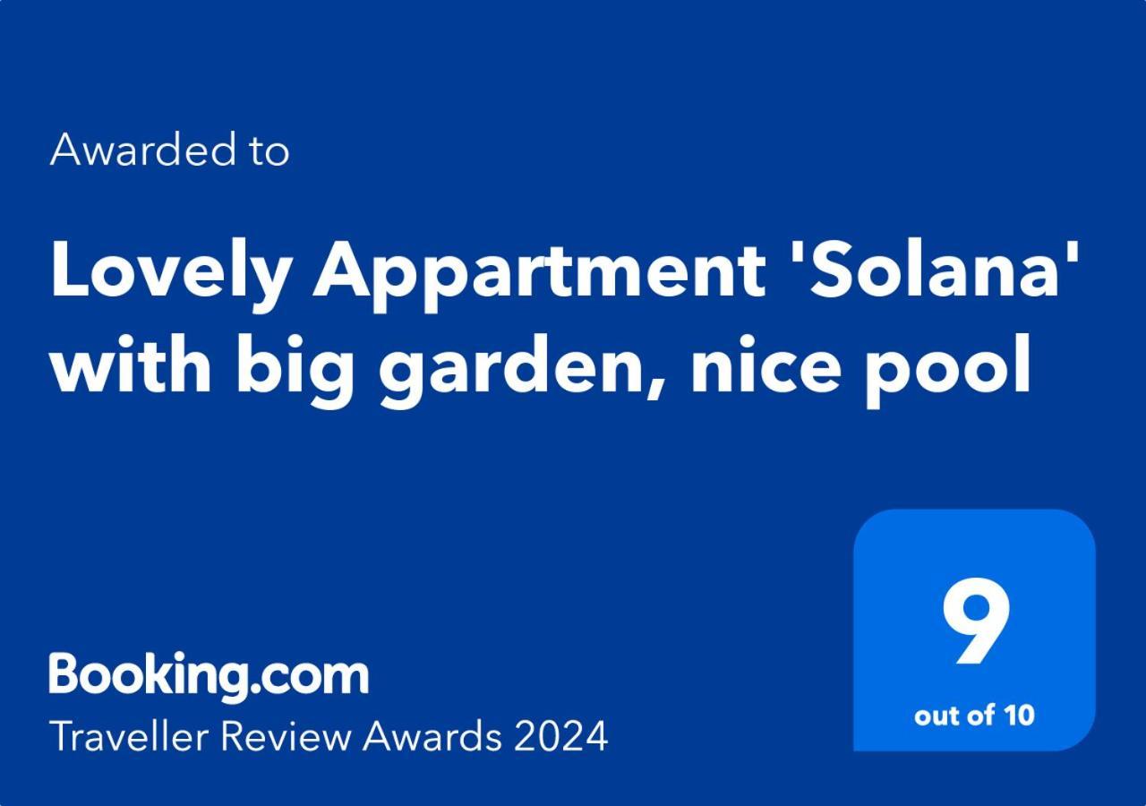 Lovely 'solana' With Big Garden, Pool